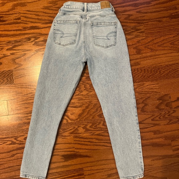 American Eagle Outfitters Light Blue Women Jeans Sz 00 - Picture 2 of 4